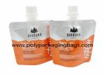 16oz 500ml Suction Nozzle Bag For Shower Gel Packaging Stand Up Spouch Pouch