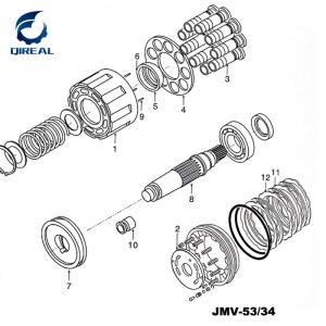 Wholesale Jmv-53-31 Travel Motor Excavator Pump Parts from china suppliers