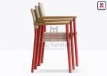 Aluminum Frame Stackable Outdoor Dining Chair With Removable Cushion