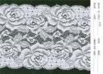 Cotton Spandex Nylon Knitted Fabric Eyelash Lace for Wedding Dress