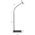 OEM Flexible Gooseneck Arm / Adjustable Lazy Arm Ipad Holder 135cm
