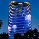 Interactive Outdoor Wall Projection Architectural Building Facade 3D Digital Art