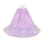 Children'S Dress Clothing Summer Princess Dress Solid Color Baby Sling Dress