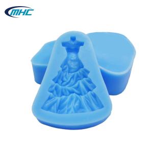 Wholesale Silicone Baking Utensils Handmade Diy Sustainable Dress Shape Cake Decorating Silicone Mold from china suppliers