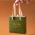 Customized Logo Recycled Luxury Jewelry Gift Drawer Packaging Paper Bag with