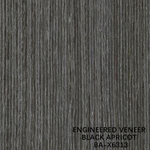 Wholesale Decoration Man Made Black Apricot Recon Wood Veneer X6313 Straight Grain 2500-3100mm from china suppliers