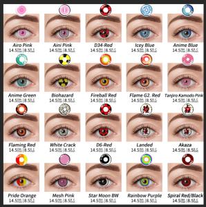 Wholesale OEM Cosplay Contact Lens Soft Halloween Crazy Colored 40% Water content from china suppliers