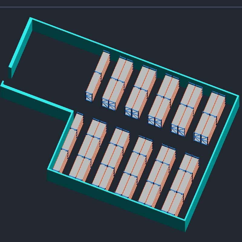 5Layer Medium Duty Metal Shelving 100kg-500KG/Layer Weight Capacity