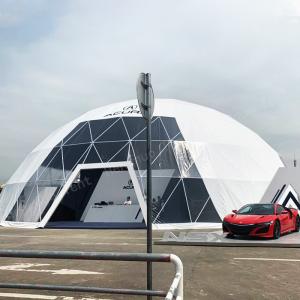 Wholesale Clear Window 30m PVC Geodesic Big Dome Tent Outdoor Vehicle Exhibition SGS Certification from china suppliers
