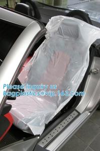 Wholesale Biodegradable Disposable Car Seat Cover, 5 In 1 Kit Protection, Masking Film, Wheel Bags, Tyre Sack from china suppliers