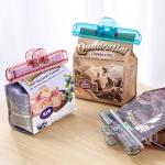 Colorful dampproof large plastic food bread snack sealing bag clips 2pcs