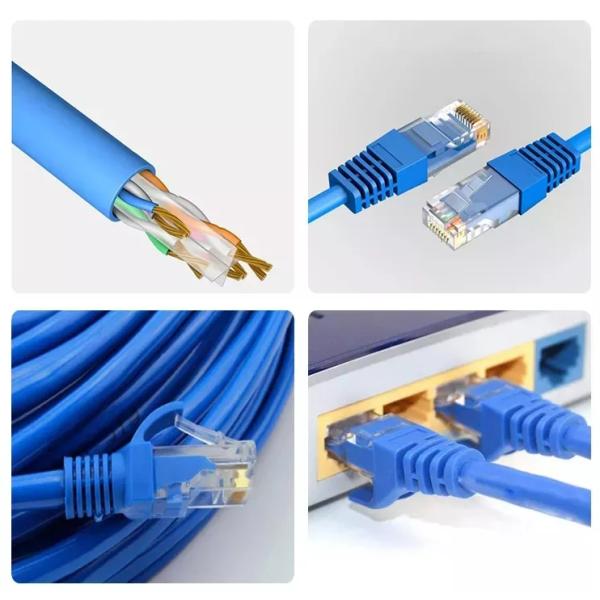 FTP CAT6 Ethernet Patch Cord Rj45 Connector Soft PVC Jacket HDPE Insulation