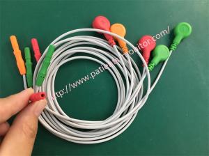 Wholesale CONTEC TLC 9803 5-Lead Wire ECG Cable PN 230400332 REF AGT0332 New Original White Color For Medical Equipment from china suppliers