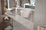 Indoor / Outdoor Light Grey Porcelain Floor Tiles 600x600 , Porcelain Marble