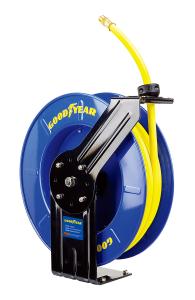 Wholesale Goodyear Steel Spring Driven Low Pressure air water retractable hose reel 20m hose from china suppliers
