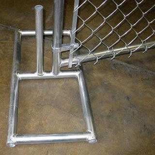 AS4687-2007 standard 2100mm x 2400mm 42 microns zinc layer temporary fencing panels