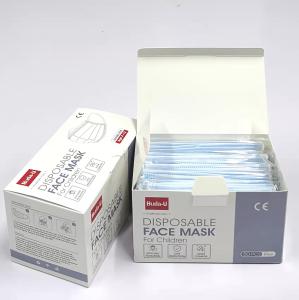 Wholesale Blue Disposable Medical Face Mask , Earloop MDR Kids Face Mask 3 Layers from china suppliers