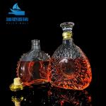 Customize Sealing Type 500ml 700ml 750ml Whiskey Glass Vodka Bottle Empty Spirit