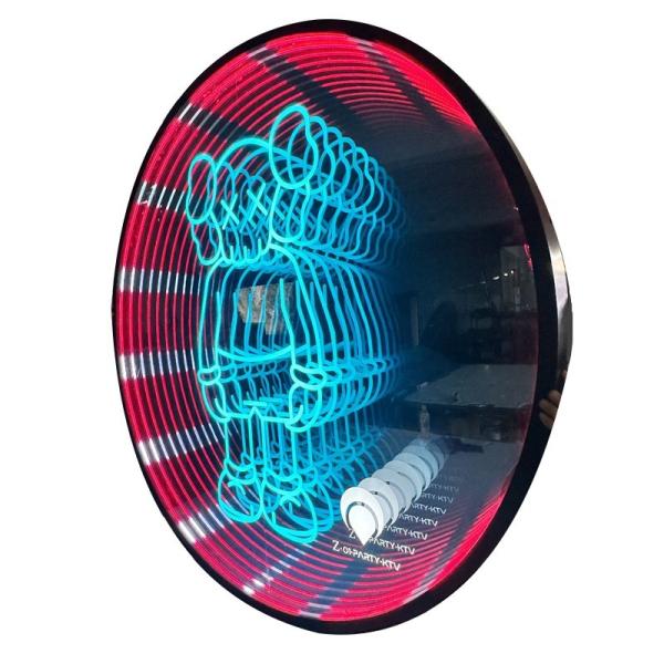 Indoor 3D Alphabet Mirror Logo Acrylic LED Decoration with Stainless Steel