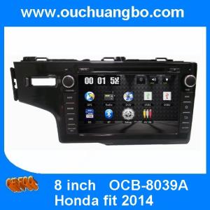 Wholesale Ouchuangbo Auto DVD Stereo GPS Navigation for Honda Fit 2014 HD Video Bluetooth Digital TV RDS OCB-8039A from china suppliers