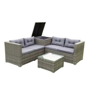 Wholesale Wicker Patio Corner Sofa Set Customized Color Rattan Outdoor Furniture from china suppliers