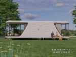 Luxury Mobile Capsule Tiny House Villa Camping Caravan Bedroom Balcony