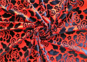 Wholesale Burnout Italian Velvet / Spandex Velvet Fabric , Sofa Upholstery Fabric For Home Textile from china suppliers