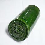 Natural Ceramic Material Chinese Temple Roof Tiles Celadon Glazed