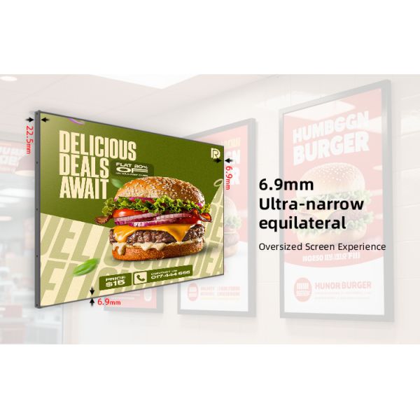 4K UHD Commercial LCD Digital Signage Display for Indoor Digital Poster Media