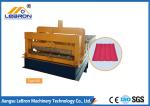 6500mm Length Glazed Roof Tile Roll Forming Machine Hydraulic Mould Cutting