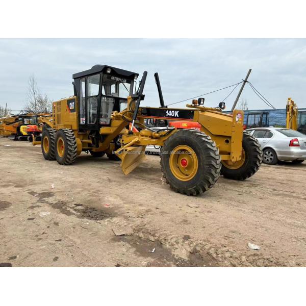 17000 KG Good Condition Original USA Used CAT 140H Motor Grader Secondhand Caterpillar 140 140G 140K