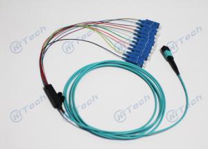 Wholesale Ceramic Ferrule 12 Core OM3 MTP-SC Fiber Optic Cable from china suppliers