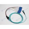 Buy cheap Ceramic Ferrule 12 Core OM3 MTP-SC Fiber Optic Cable from wholesalers