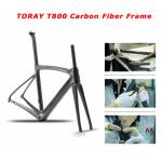 T800 Carbon Disc Brake Road Bike , Black Grey R3000 18 Speed Road Bike