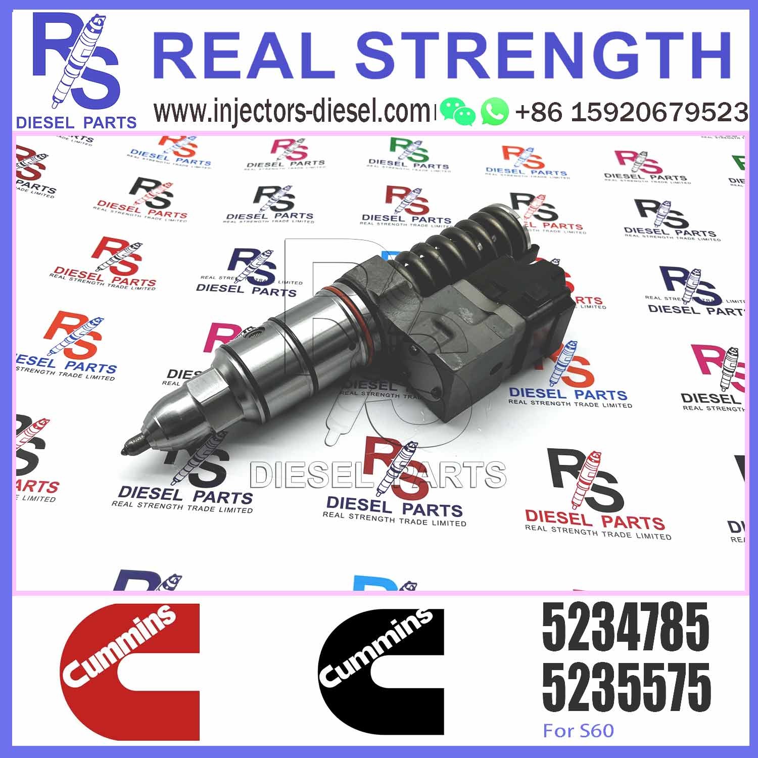 5234785 For Detroit Series 60 Diesel Fuel Injector F00E200211R F-00E-200-211 EX634785 5234785R PRO5234785R 05234785 RB52