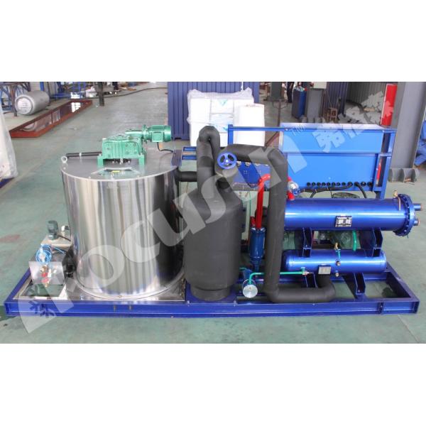 Industrial Cooling Solution 10T/Day Containerized Flake Ice Machine with Air Cooling