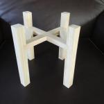 wooden shelf holder support