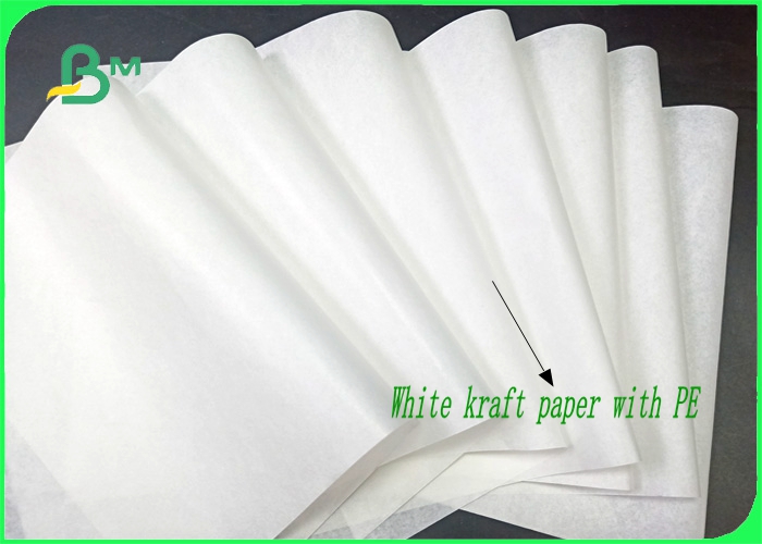 MG 30 / 35 / 40gsm green security  heatable PE coated kraft paper for packing