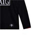 Manchester United 2007 Retro Long Sleeve Away Football Jersey Treble Collector's