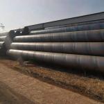 High Efficiency Spiral Steel Pipe L290 EN10217 Spiral Metal Tubing For Heat
