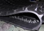 Mini Excavator Agricultural Rubber Tracks 4500mm Overall Length High Performance