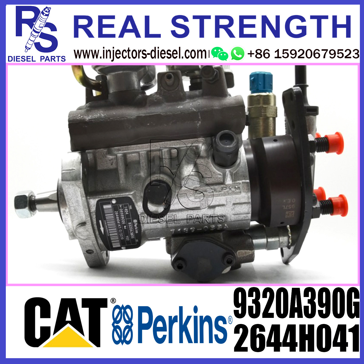 4 Cylinder DP210 Engine Diesel Fuel Pump 9320A390G 9320A396G 2644H029 2644H041 for PERKINS VISTA 4T