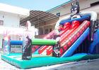 Wholesale Giant Colorful Super Man Inflatable Dry Slide OEM 0.55mm PVC Tarpaulin For Outdoor from china suppliers