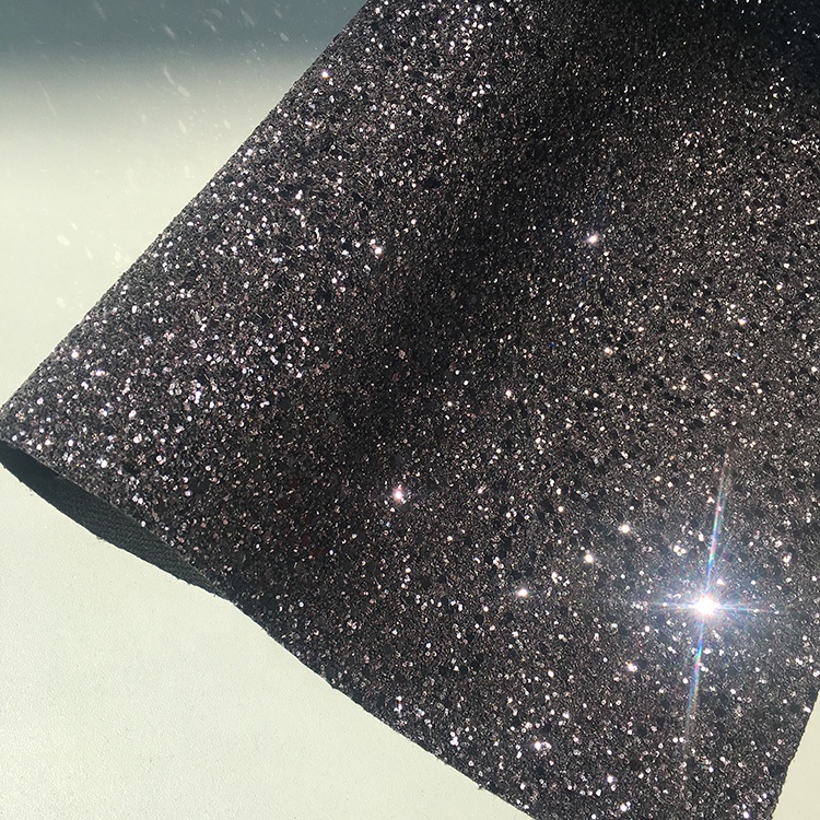 54/55" Width Glitter Wall Fabric , Professional Chunky Glitter Fabric Assorted Colors