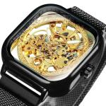 Multifunctional Leather Chronograph Men Watches Waterproof Luminous Steel Band