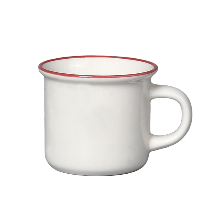 Customized LOGO Ceramic Anniversary Gift Mugs For Coffee Tea