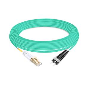 Wholesale 7m (23ft) Duplex OM3 Multimode LC UPC to ST UPC PVC (OFNR) Fiber Optic Cable from china suppliers