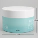 ABS Plastic 47mm 60ml Empty Face Cream Jars