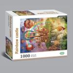 1000 Pieces Cardboard Rainbow Jigsaw Puzzle IQ Game ASTM Certificated