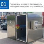 Fast Cooling Machine for Bakery Products 304 Stainless Steel Cooling Time 10